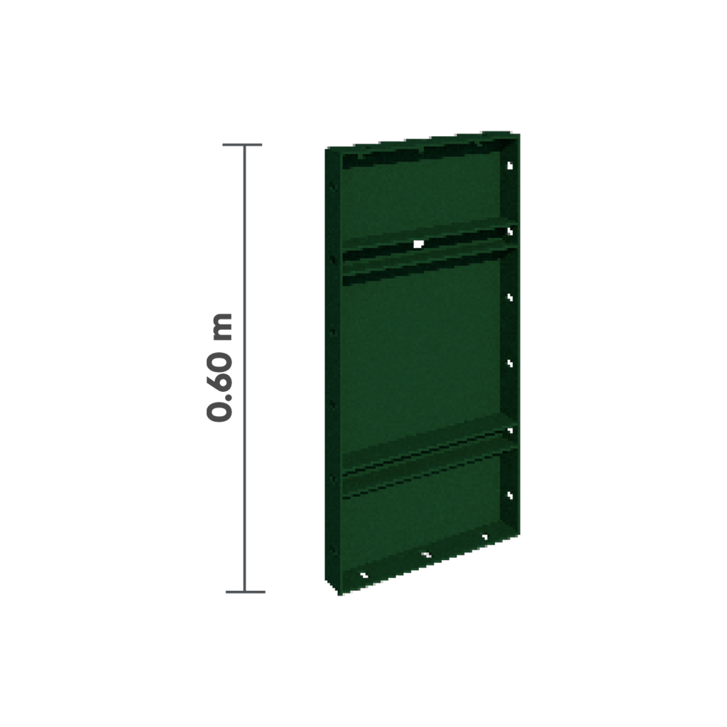 PANEL METÁLICO 0.60 M X 0.35 M imagen 1